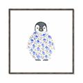 Picture of Baby Floral Penguin _GroupedProduct_Square_Mini_ _GroupedProduct_Square_Canvas_Framed_