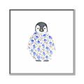 Picture of Baby Floral Penguin _GroupedProduct_Square_Mini_ _GroupedProduct_Square_Canvas_Framed_