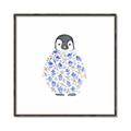 Picture of Baby Floral Penguin _GroupedProduct_Square_Mini_ _GroupedProduct_Square_Canvas_Framed_