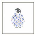 Picture of Baby Floral Penguin _GroupedProduct_Square_Mini_ _GroupedProduct_Square_Canvas_Framed_