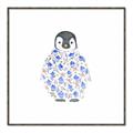 Picture of Baby Floral Penguin _GroupedProduct_Square_Mini_ _GroupedProduct_Square_Canvas_Framed_