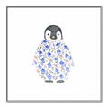 Picture of Baby Floral Penguin _GroupedProduct_Square_Mini_ _GroupedProduct_Square_Canvas_Framed_