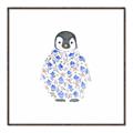 Picture of Baby Floral Penguin _GroupedProduct_Square_Mini_ _GroupedProduct_Square_Canvas_Framed_