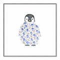 Picture of Baby Floral Penguin _GroupedProduct_Square_Mini_ _GroupedProduct_Square_Canvas_Framed_