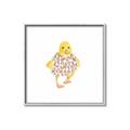 Picture of Baby Floral Duck  _GroupedProduct_Square_Mini_ _GroupedProduct_Square_Canvas_Framed_
