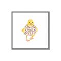 Picture of Baby Floral Duck  _GroupedProduct_Square_Mini_ _GroupedProduct_Square_Canvas_Framed_