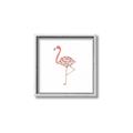 Picture of Baby Floral Flamingo  _GroupedProduct_Square_Mini_ _GroupedProduct_Square_Canvas_Framed_