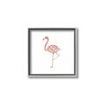 Picture of Baby Floral Flamingo  _GroupedProduct_Square_Mini_ _GroupedProduct_Square_Canvas_Framed_