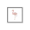 Picture of Baby Floral Flamingo  _GroupedProduct_Square_Mini_ _GroupedProduct_Square_Canvas_Framed_