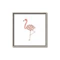 Picture of Baby Floral Flamingo  _GroupedProduct_Square_Mini_ _GroupedProduct_Square_Canvas_Framed_
