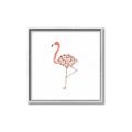 Picture of Baby Floral Flamingo  _GroupedProduct_Square_Mini_ _GroupedProduct_Square_Canvas_Framed_