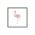 Picture of Baby Floral Flamingo  _GroupedProduct_Square_Mini_ _GroupedProduct_Square_Canvas_Framed_