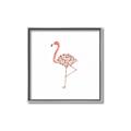 Picture of Baby Floral Flamingo  _GroupedProduct_Square_Mini_ _GroupedProduct_Square_Canvas_Framed_