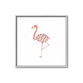 Picture of Baby Floral Flamingo  _GroupedProduct_Square_Mini_ _GroupedProduct_Square_Canvas_Framed_