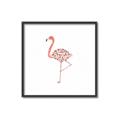 Picture of Baby Floral Flamingo  _GroupedProduct_Square_Mini_ _GroupedProduct_Square_Canvas_Framed_