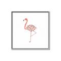 Picture of Baby Floral Flamingo  _GroupedProduct_Square_Mini_ _GroupedProduct_Square_Canvas_Framed_