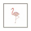 Picture of Baby Floral Flamingo  _GroupedProduct_Square_Mini_ _GroupedProduct_Square_Canvas_Framed_