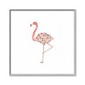 Picture of Baby Floral Flamingo  _GroupedProduct_Square_Mini_ _GroupedProduct_Square_Canvas_Framed_