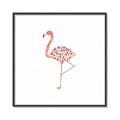 Picture of Baby Floral Flamingo  _GroupedProduct_Square_Mini_ _GroupedProduct_Square_Canvas_Framed_