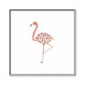 Picture of Baby Floral Flamingo  _GroupedProduct_Square_Mini_ _GroupedProduct_Square_Canvas_Framed_