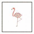 Picture of Baby Floral Flamingo  _GroupedProduct_Square_Mini_ _GroupedProduct_Square_Canvas_Framed_