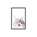 Picture of Flower Unicorn _GroupedProduct_Rectangle_Portrait_Mini_ _GroupedProduct_Rectangle_Portrait_Canvas_Framed_