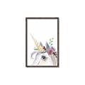 Picture of Flower Unicorn _GroupedProduct_Rectangle_Portrait_Mini_ _GroupedProduct_Rectangle_Portrait_Canvas_Framed_