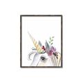 Picture of Flower Unicorn _GroupedProduct_Rectangle_Portrait_Mini_ _GroupedProduct_Rectangle_Portrait_Canvas_Framed_