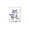 Picture of Cartoon Raccoon _GroupedProduct_Rectangle_Portrait_Mini_ _GroupedProduct_Rectangle_Portrait_Canvas_Framed_