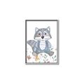 Picture of Cartoon Raccoon _GroupedProduct_Rectangle_Portrait_Mini_ _GroupedProduct_Rectangle_Portrait_Canvas_Framed_