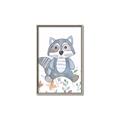 Picture of Cartoon Raccoon _GroupedProduct_Rectangle_Portrait_Mini_ _GroupedProduct_Rectangle_Portrait_Canvas_Framed_