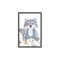Picture of Cartoon Raccoon _GroupedProduct_Rectangle_Portrait_Mini_ _GroupedProduct_Rectangle_Portrait_Canvas_Framed_