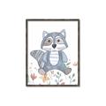 Picture of Cartoon Raccoon _GroupedProduct_Rectangle_Portrait_Mini_ _GroupedProduct_Rectangle_Portrait_Canvas_Framed_