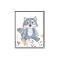 Picture of Cartoon Raccoon _GroupedProduct_Rectangle_Portrait_Mini_ _GroupedProduct_Rectangle_Portrait_Canvas_Framed_