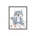 Picture of Cartoon Raccoon _GroupedProduct_Rectangle_Portrait_Mini_ _GroupedProduct_Rectangle_Portrait_Canvas_Framed_