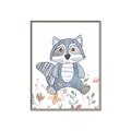 Picture of Cartoon Raccoon _GroupedProduct_Rectangle_Portrait_Mini_ _GroupedProduct_Rectangle_Portrait_Canvas_Framed_