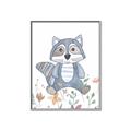 Picture of Cartoon Raccoon _GroupedProduct_Rectangle_Portrait_Mini_ _GroupedProduct_Rectangle_Portrait_Canvas_Framed_
