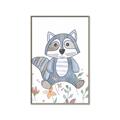 Picture of Cartoon Raccoon _GroupedProduct_Rectangle_Portrait_Mini_ _GroupedProduct_Rectangle_Portrait_Canvas_Framed_