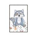 Picture of Cartoon Raccoon _GroupedProduct_Rectangle_Portrait_Mini_ _GroupedProduct_Rectangle_Portrait_Canvas_Framed_