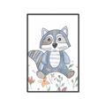 Picture of Cartoon Raccoon _GroupedProduct_Rectangle_Portrait_Mini_ _GroupedProduct_Rectangle_Portrait_Canvas_Framed_