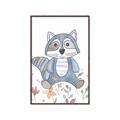 Picture of Cartoon Raccoon _GroupedProduct_Rectangle_Portrait_Mini_ _GroupedProduct_Rectangle_Portrait_Canvas_Framed_