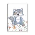 Picture of Cartoon Raccoon _GroupedProduct_Rectangle_Portrait_Mini_ _GroupedProduct_Rectangle_Portrait_Canvas_Framed_