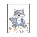 Picture of Cartoon Raccoon _GroupedProduct_Rectangle_Portrait_Mini_ _GroupedProduct_Rectangle_Portrait_Canvas_Framed_