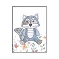 Picture of Cartoon Raccoon _GroupedProduct_Rectangle_Portrait_Mini_ _GroupedProduct_Rectangle_Portrait_Canvas_Framed_
