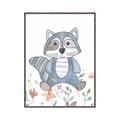 Picture of Cartoon Raccoon _GroupedProduct_Rectangle_Portrait_Mini_ _GroupedProduct_Rectangle_Portrait_Canvas_Framed_