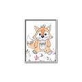Picture of Cartoon Fox  _GroupedProduct_Rectangle_Portrait_Mini_ _GroupedProduct_Rectangle_Portrait_Canvas_Framed_