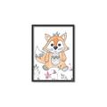 Picture of Cartoon Fox  _GroupedProduct_Rectangle_Portrait_Mini_ _GroupedProduct_Rectangle_Portrait_Canvas_Framed_