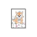 Picture of Cartoon Fox  _GroupedProduct_Rectangle_Portrait_Mini_ _GroupedProduct_Rectangle_Portrait_Canvas_Framed_