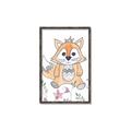 Picture of Cartoon Fox  _GroupedProduct_Rectangle_Portrait_Mini_ _GroupedProduct_Rectangle_Portrait_Canvas_Framed_