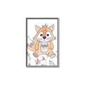 Picture of Cartoon Fox  _GroupedProduct_Rectangle_Portrait_Mini_ _GroupedProduct_Rectangle_Portrait_Canvas_Framed_